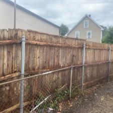 Wood Fence Cleaning in Pawtucket, RI Image
