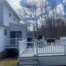 Vinyl Siding Cleaning and Composite Deck Cleaning in Hope, RI Image